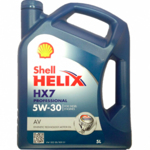 Shell Helix HX7 Professional AV 5W-30 barattolo 5 litri