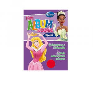 Primo album da colorare Disney Princess. Sogni da Principessa