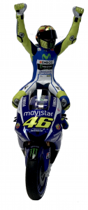 Valentino Rossi Movistar Yamaha Winner Silverstone 2015 Limited Edition 1008 Pcs Scala 1/12