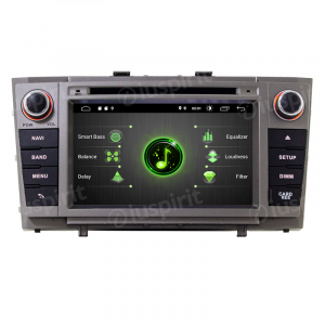 ANDROID 10 autoradio 2 DIN navigatore per Toyota Avensis 2009-2014 GPS DVD USB WI-FI Bluetooth Mirrorlink