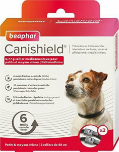 Beaphar Canishield 2 collari antiparassitari S/M cane piccolo/medio