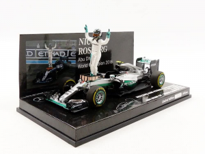 Mercedes AMG Petronas Motorsport F1W07 Hybrid Nico Rosberg Abu Dhabi GP World Champion 2016 1/43