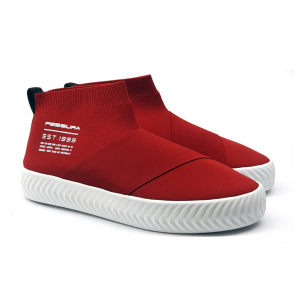 Sneakers rossa in tessuto Fessura (*)