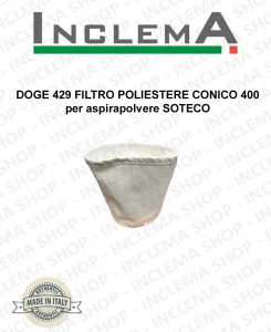 DOGE 429 FILTRO POLIESTERE 400 CONICO für Staubsauger SOTECO