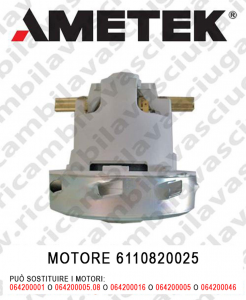 AMETEK Vacuum Motor ITALIA 6110820025  for scrubber dryer e vacuum cleaner
