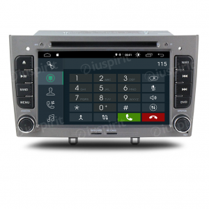 ANDROID 10 autoradio 2 DIN navigatore per Peugeot 308, Peugeot 408 GPS DVD USB SD WI-FI Bluetooth Mirrorlink