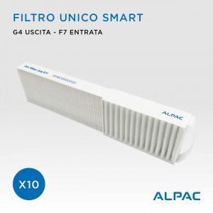 Filtro unico di ricambio Smart - CONF. PROMO x10 - per Alpac VMC Smart e Climapac VMC Inside Smart