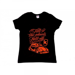 T-Shirt KAFER for woman - Nera e Rossa