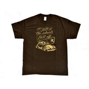 T-Shirt KAFER for man - Marrone/Oro