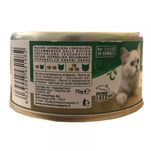 PROFESSIONAL PETS GATTO POLLO CON VERDURE 70 GR