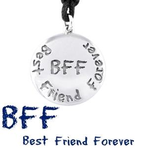 Bliss Collana Argento Emotions - BFF best friend forever -