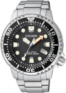 Citizen Diver's 200 Mt. (Quadrante nero, bracciale acciaio)