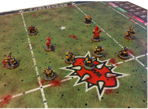 Blood Bowl Pitch - Fantasy Football Pitch - Grave Pitch