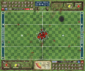 Blood Bowl Pitch - Fantasy Football Pitch - Noble Star Pitch