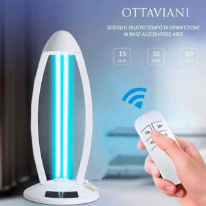 Lampada Ottaviani, Sanificante all'UV ed Ozono