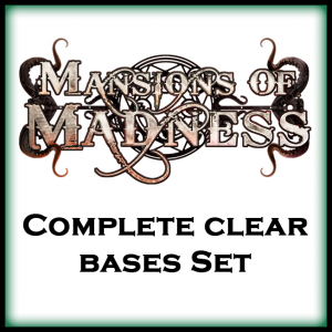 Mansions of Madness 2nd Ed. Complete Collection Clear Bases Set