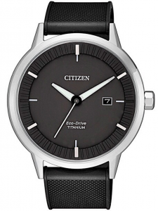 Citizen Modern design - Quadrante nero, Super Titanio PTIC