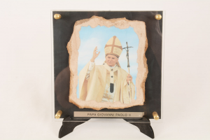 Quadro Papa Giovanno Paolo II cm 17x17