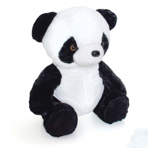 Panda peluches morbidissimo nero e bianco circa 43 cm 