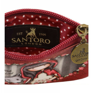 GORJUSS SANTORO portamonete in neoprene con anello 12X9 cm LITTLE RED 2018 