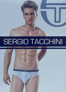 SERGIO TACCHINI. 6 Slip uomo, Cotone, Elastico esterno. Underwear - 9001.