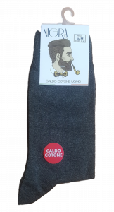 Calza lunga 6 paia, Calzettoni Uomo in Caldo Cotone. NIGRA LONDON Made in Italy