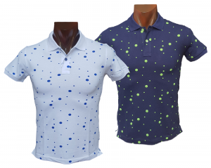 T-shirt Polo Maglietta uomo con colletto a 2 bottoni in Cotone FERRUCCI - ELIAN 