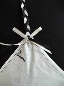 Camicia da notte spallina stretta. ANTHESIS - ITALIAN STYLE. Puro cotone. Bianco