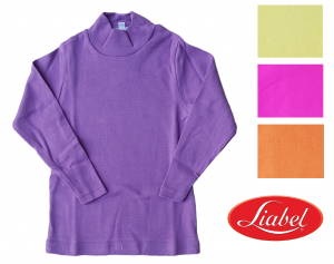 LIABEL KIDS. Lupetto bambini 02128R 100% Caldo Cotone. Manica lunga, mezzo collo