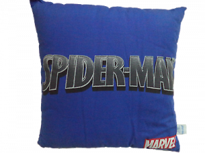 NOVIA SPIDER MAN. OFFERTA CUSCINO ARREDO 100% COTONE. CAMERETTA BAMBINI.