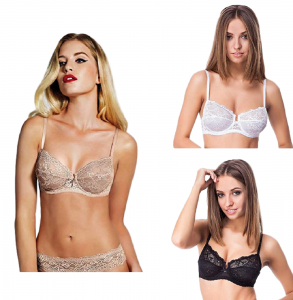 Reggiseno classico senza ferretto lavorazione floreale | Playtex 6176