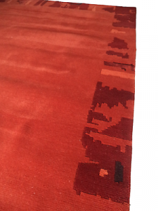 WISSENBACH - LHOTSE 1524 rot Tappeto tessuto a mano 170x240 - 4,08mq Terra siena