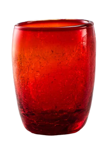 Bicchiere Luisella rosso Craqué (6pz)