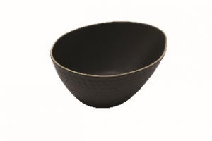 Black Angular Bowl - Stoneware