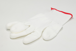 Guanti in cotone bianco per Onicotecnica - Misura S