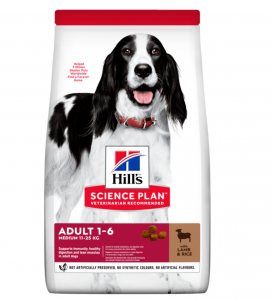 Hill's - Science Plan Canine - Medium Adult - Agnello e Riso - 14 kg SCAD. 10/2022