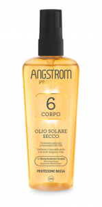 Angstrom olio solare secco - spf 6