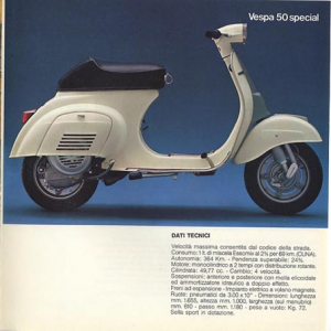 Kit plastiche e carene Scooter: Porta oggetti Vespa 50 Special/50R/Primavera