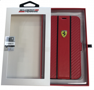 Ferrari Red Booktype Folio iPhone 11