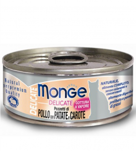Monge Cat - Natural Superpremium - Delicate - 80g x 24 lattine