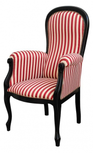 Lacquered armchair Voltaire