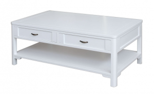 Rectangular coffee table with drawers 