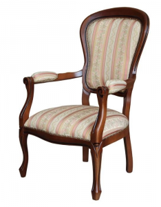 Louis Philippe upholstered armchair