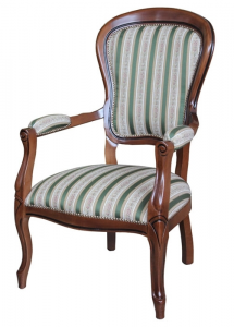 Louis Philippe upholstered armchair