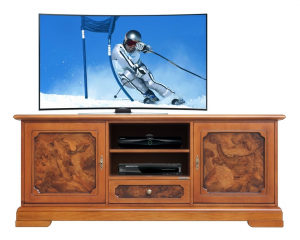 Brier wood TV cabinet for living room