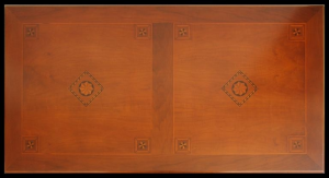 Inlaid extendable table 170-250 cm