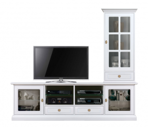 Wall tv unit 2 meters stand and wall cabinet