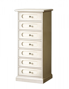 Lacquered chest of 7 drawers