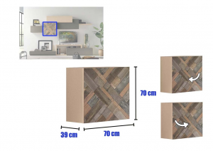 Modular living room, modern design MixIT - option 8