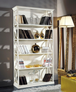 Open shelving bookcase for living room Arco collection